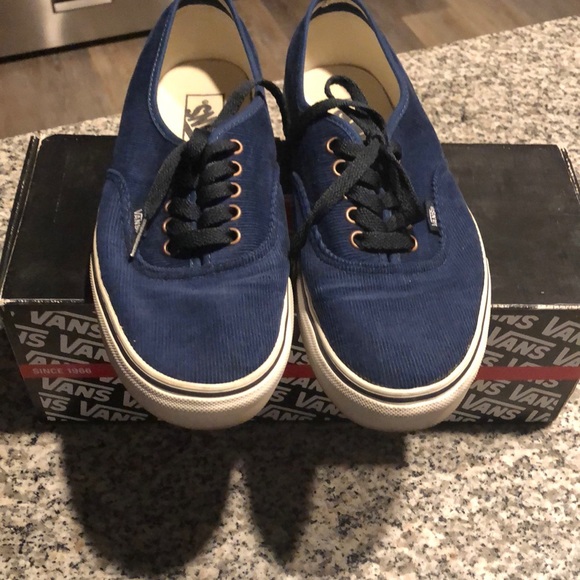 blue corduroy vans